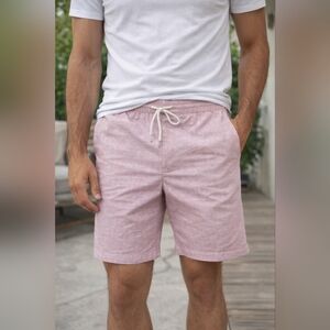 H&M Light Pink Flat Front Shorts